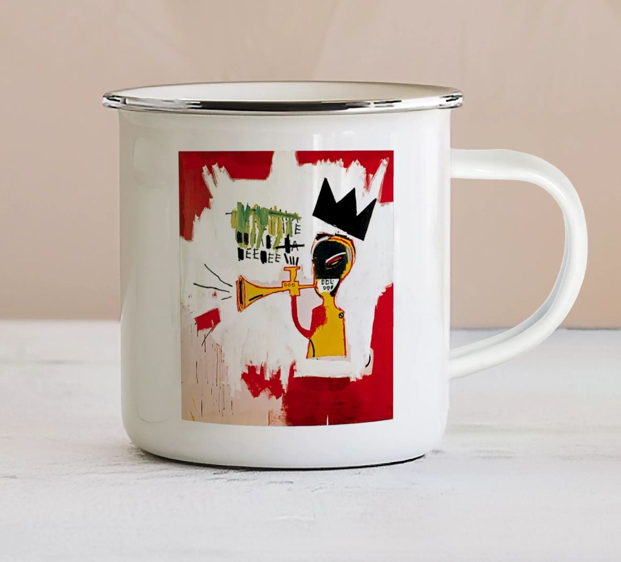 Michel Tromba 1984 tazza in smalto da Mr.George