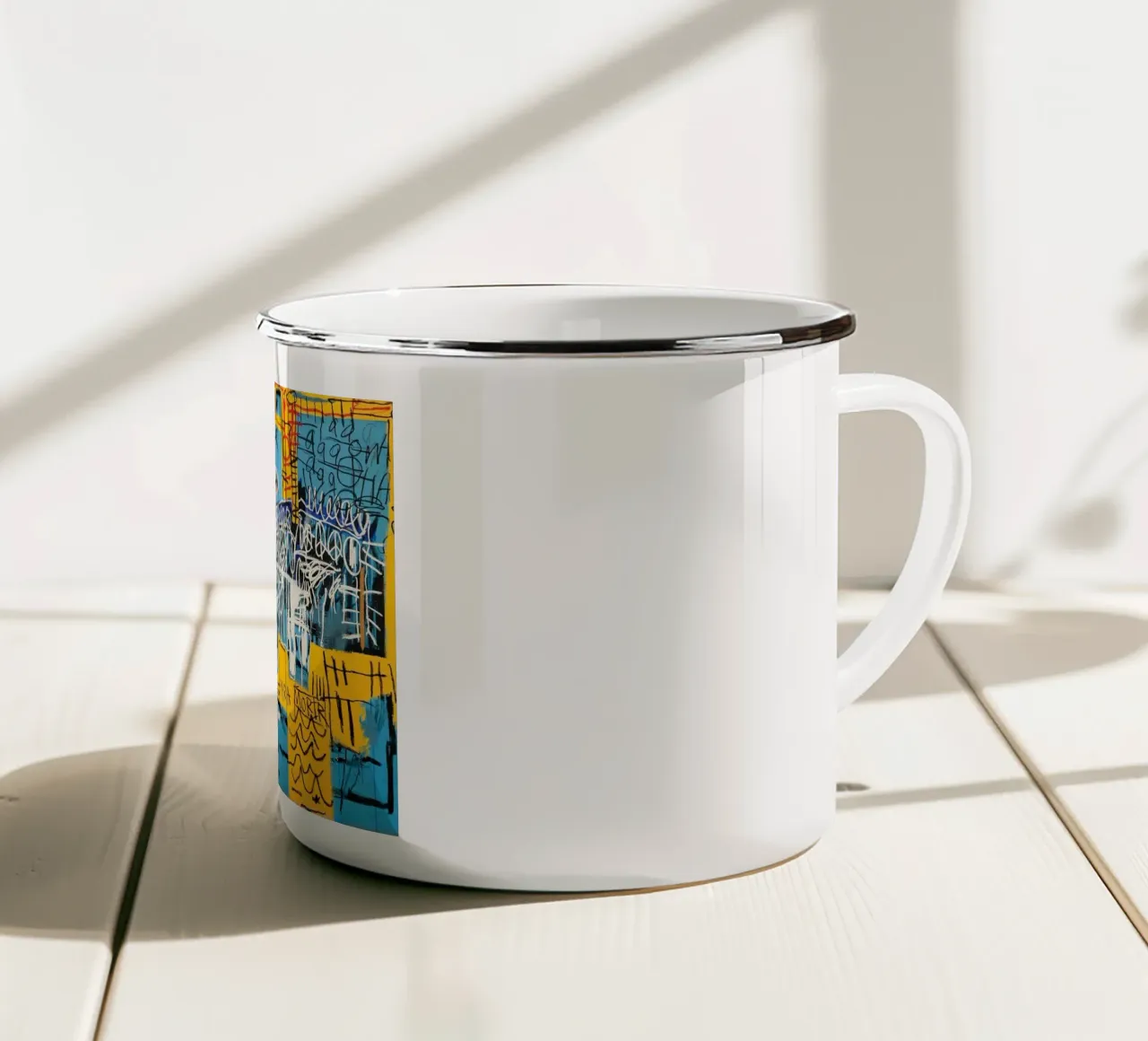 Bird On Money Michel tazza in smalto da Mr.George