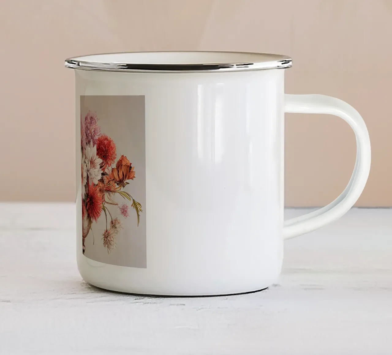 Arte da parete di Imagine tazza in smalto da Imagine