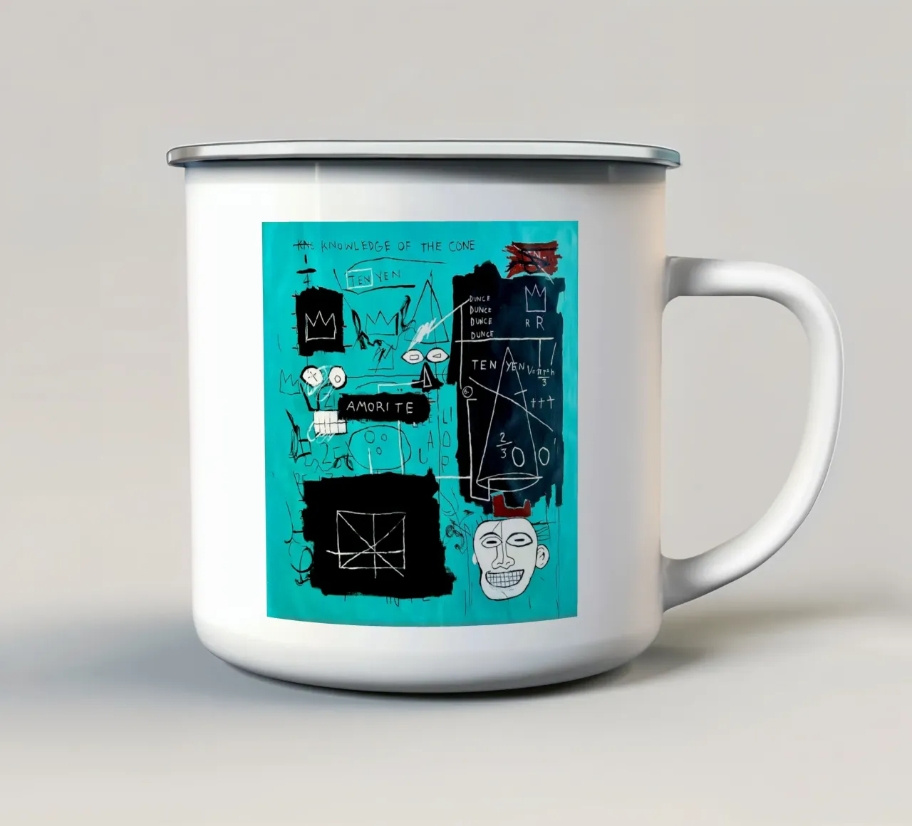 Equals Pi Michel mug en émail de Mr.George