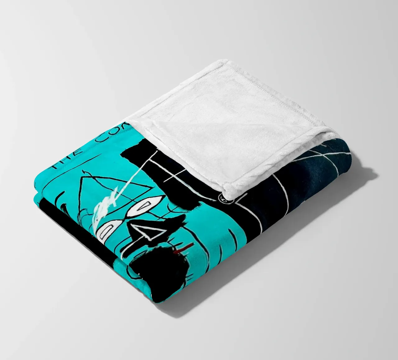 Equals Pi Michel fleece blanket by Mr.George