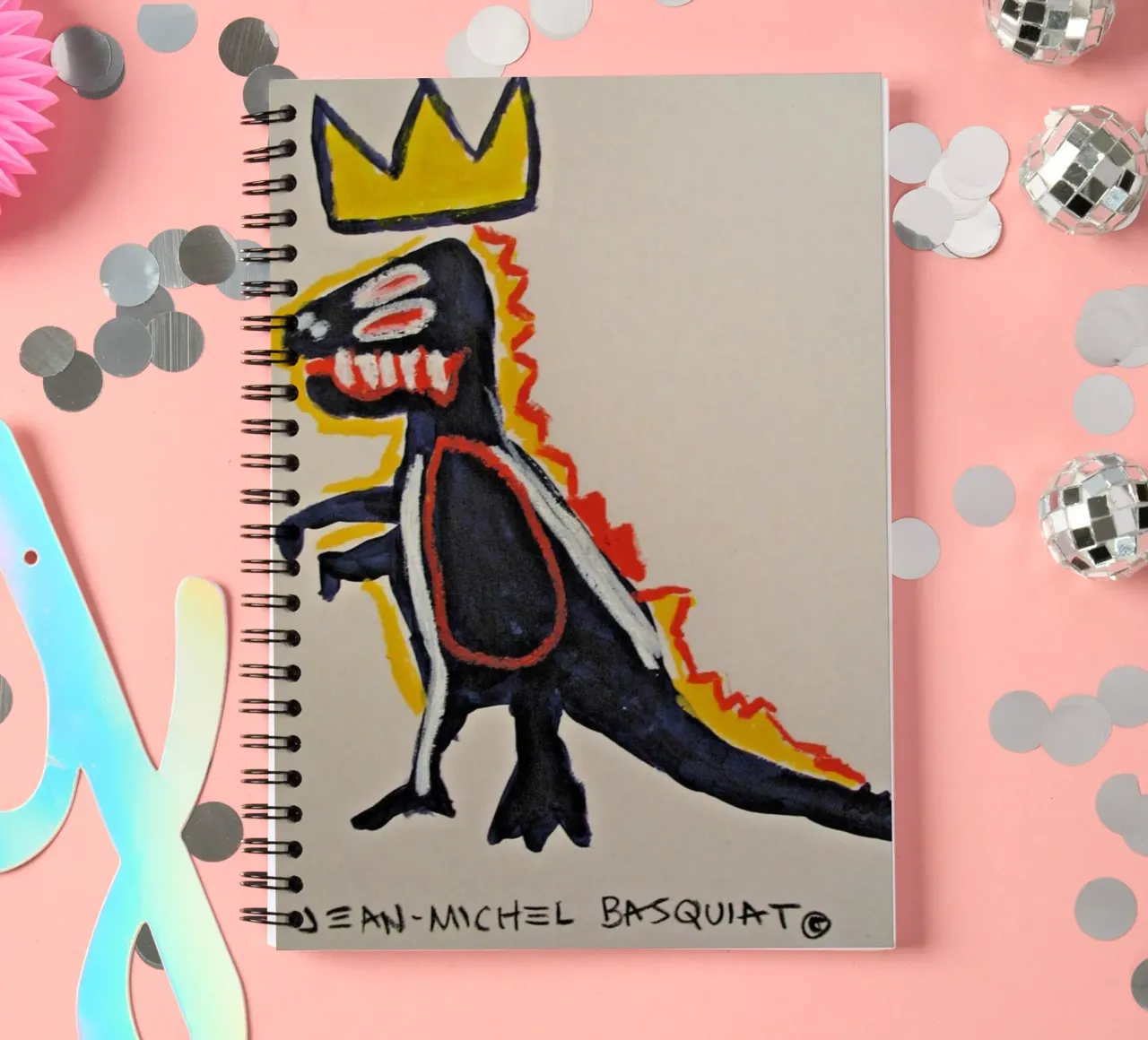 Dinasaur Michel spiral notebook by Mr.George