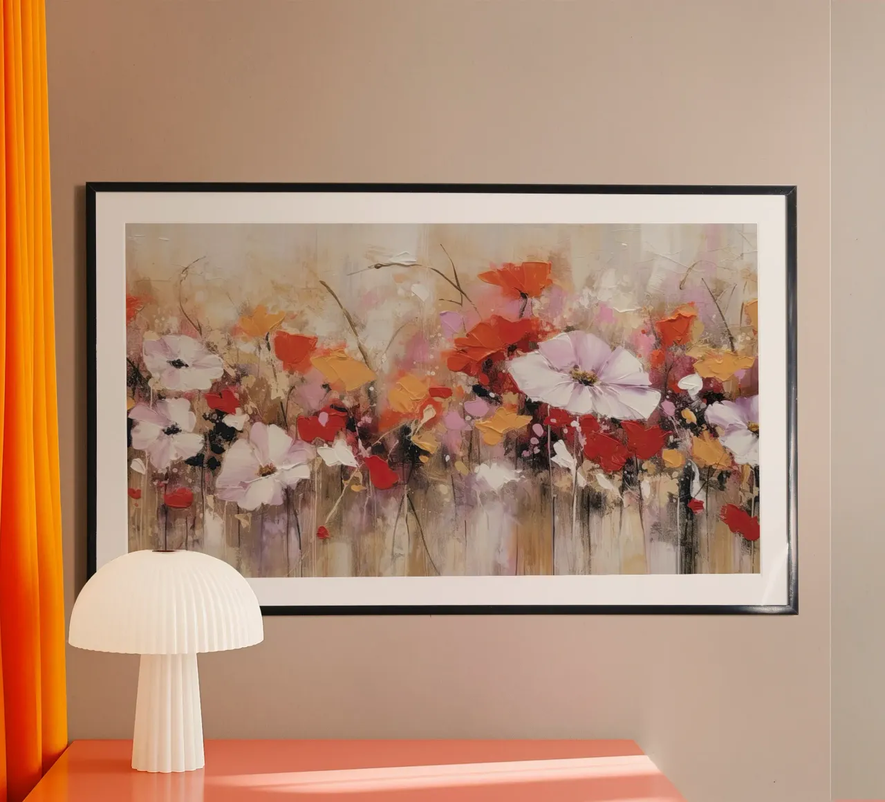 Arte da parete di Imagine poster con telaio in alluminio da Imagine