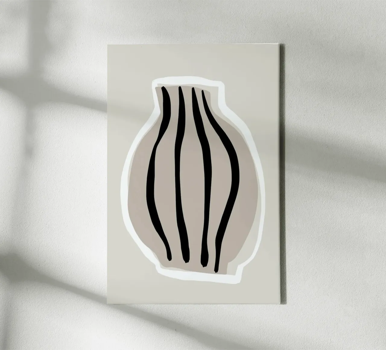 Vases No2 tela con Cornice a cassetta da KRUTH DESIGN