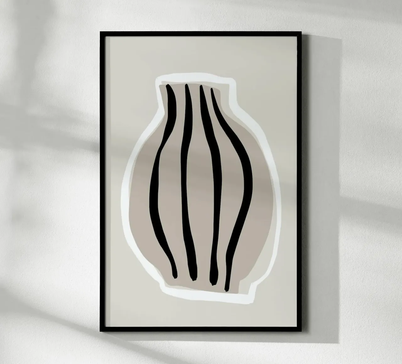 Vases No2 poster con telaio in plastica da KRUTH DESIGN