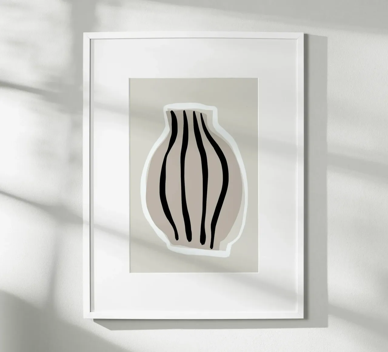 Vases No2 poster con telaio in plastica da KRUTH DESIGN
