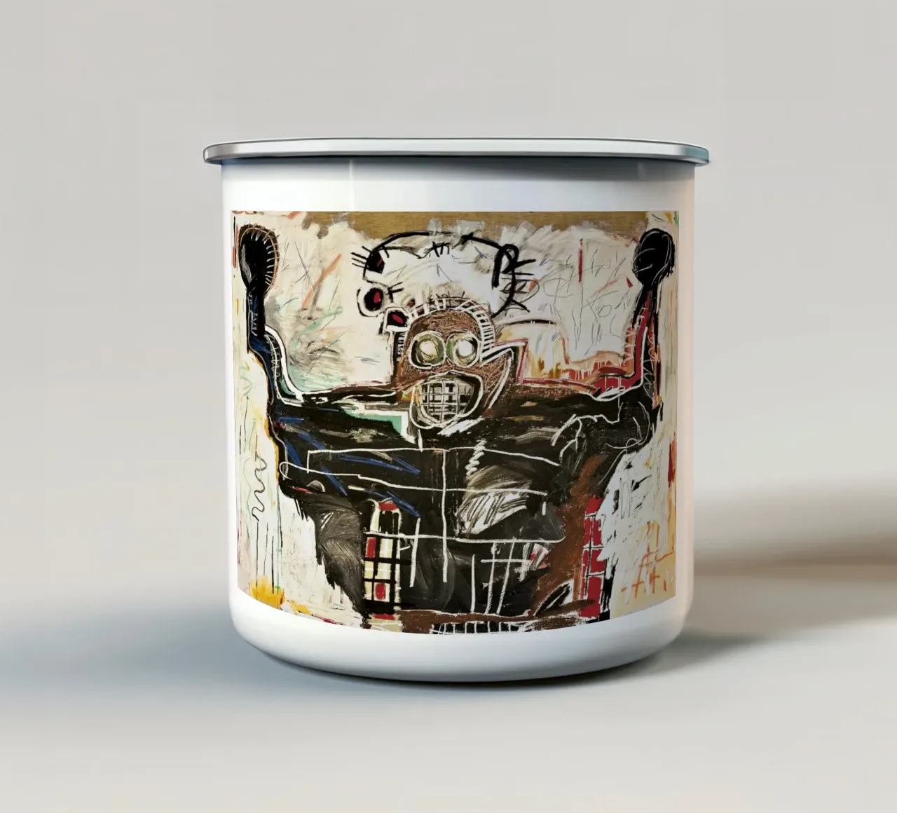 Senza titolo (Boxer) Michel tazza in smalto da Mr.George