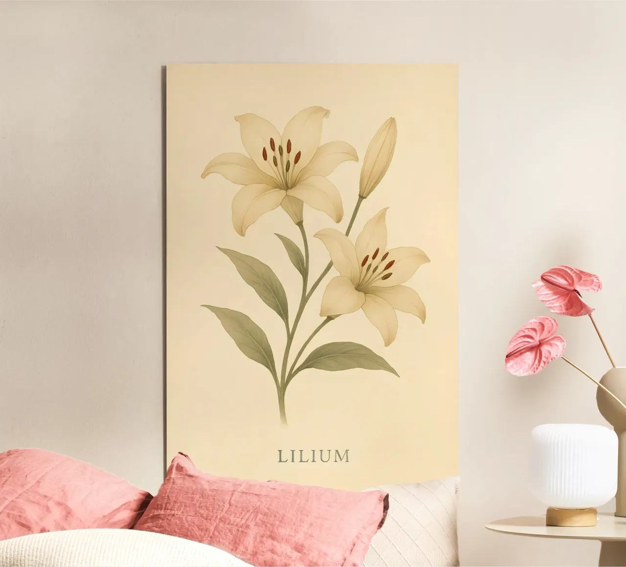 Ivory Lily Study alluminio dibond da Gei.Butsu