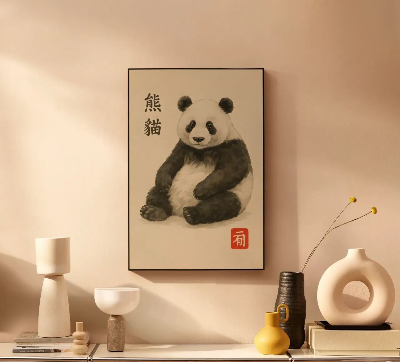 Bamboo Forest Panda pannello forex da Gei.Butsu