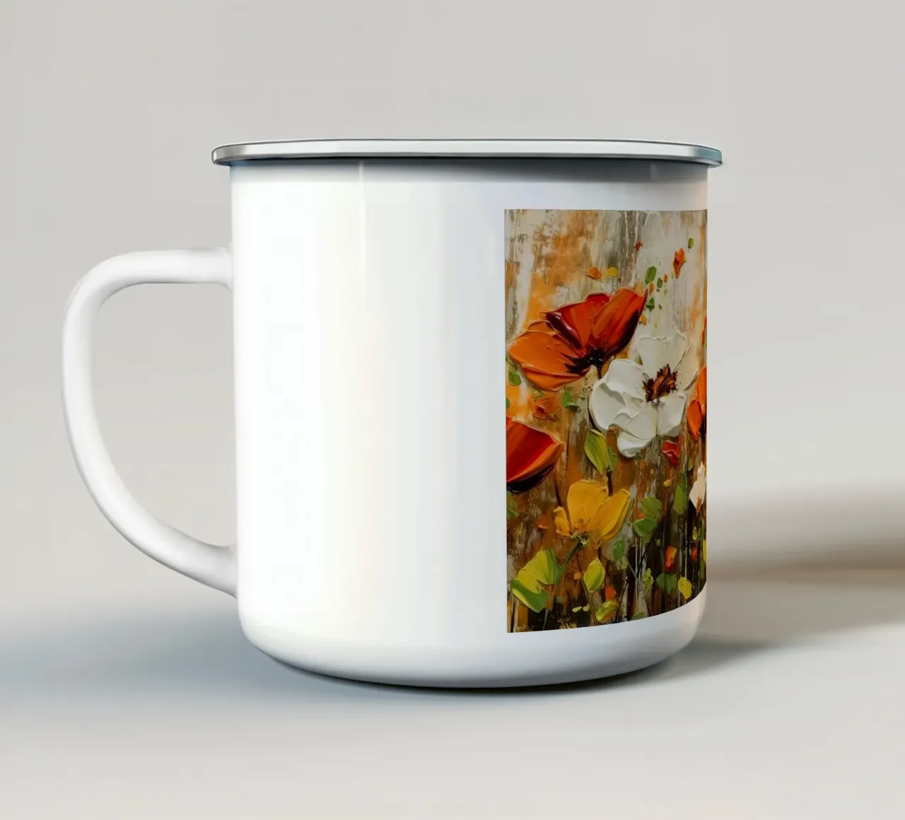 Arte da parete di Imagine tazza in smalto da Imagine