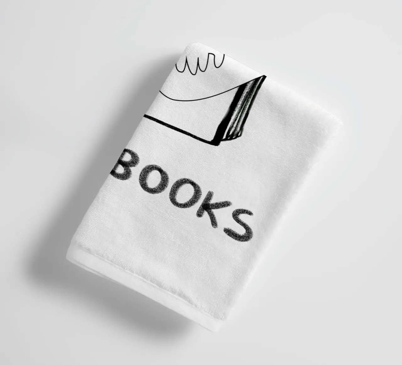 I am not alone I have book text towel by gulsengunel