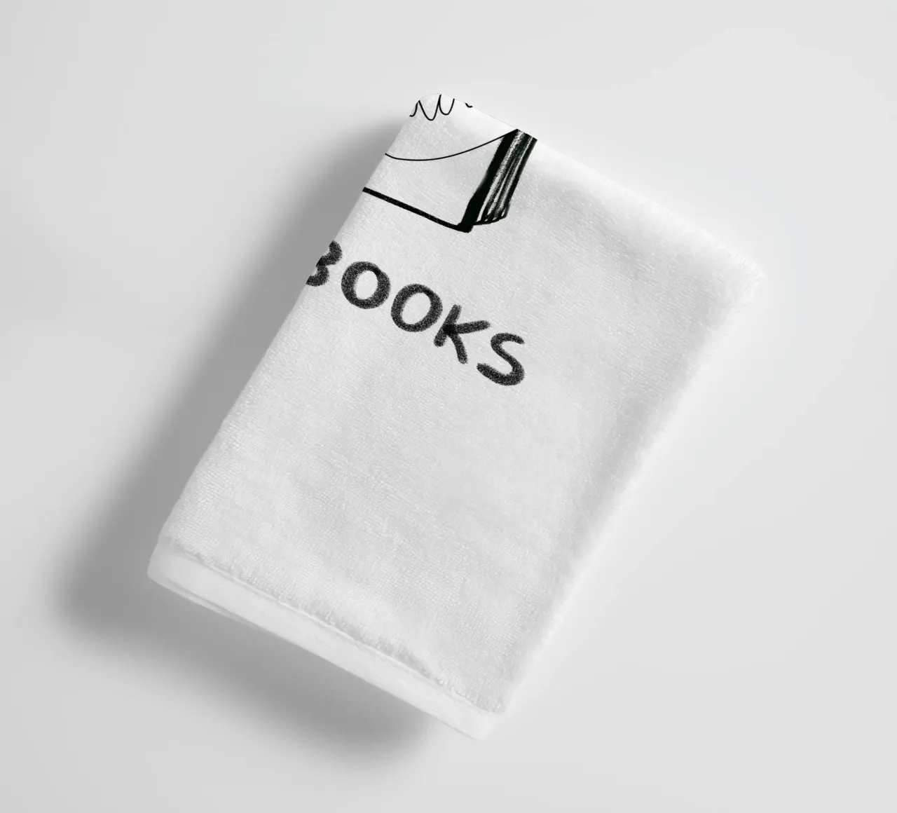 I am not alone I have book text towel by gulsengunel