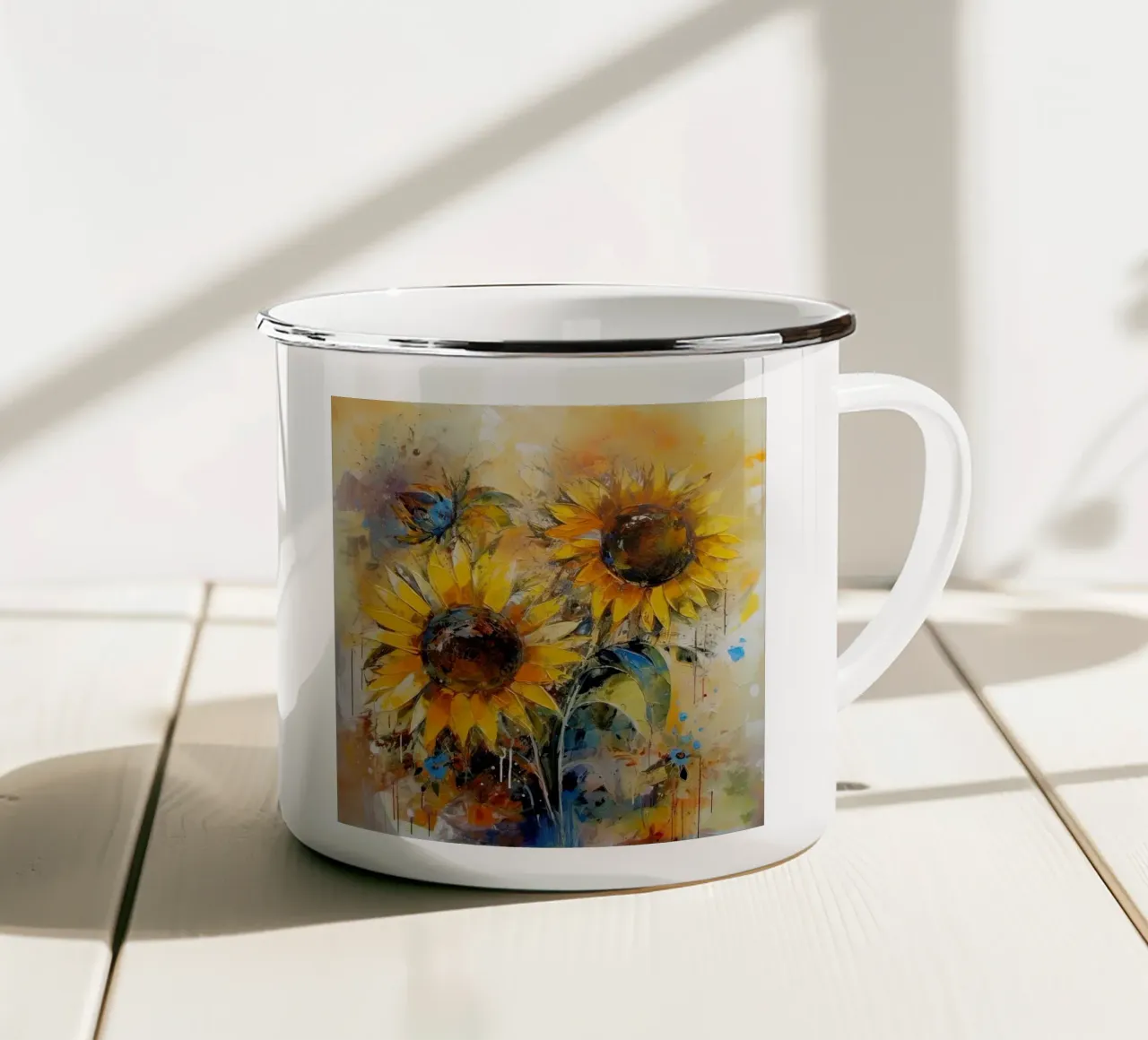 Arte da parete di Imagine tazza in smalto da Imagine
