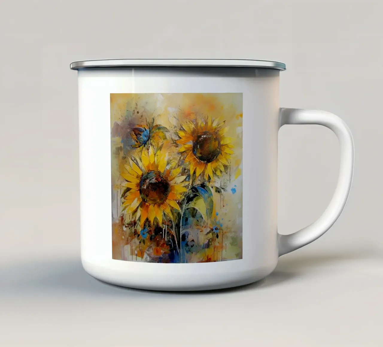 Arte da parete di Imagine tazza in smalto da Imagine