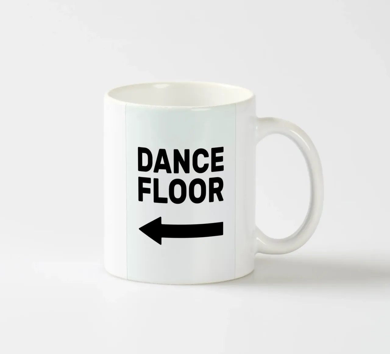 Dancefloor (Arrow Left) tazza in ceramica da The Native State