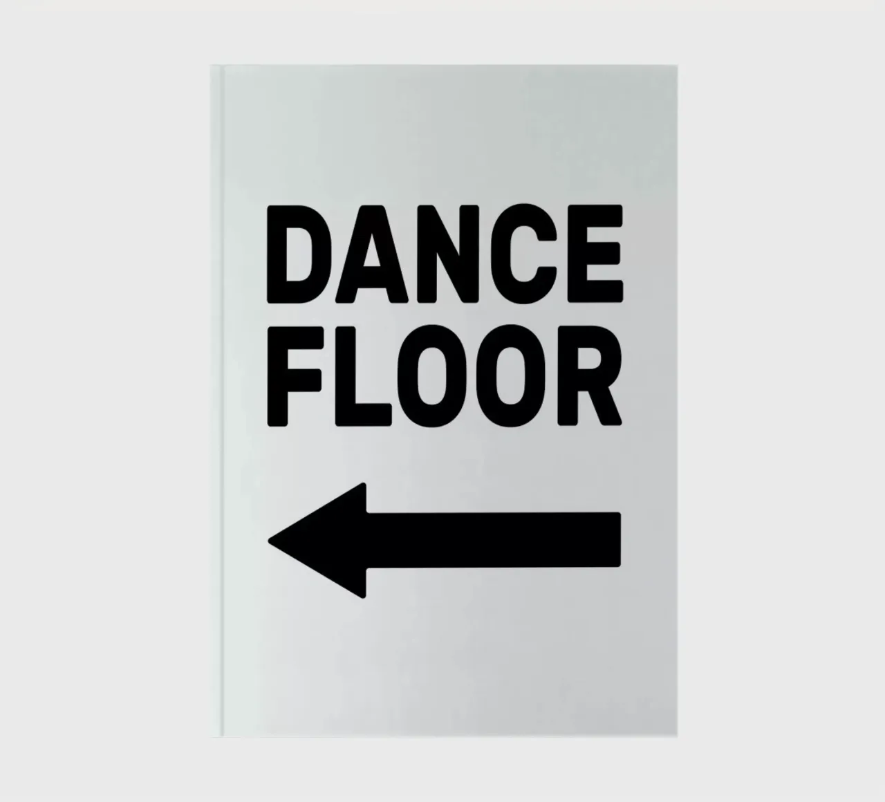 Dancefloor (Arrow Left) notebook by The Native State