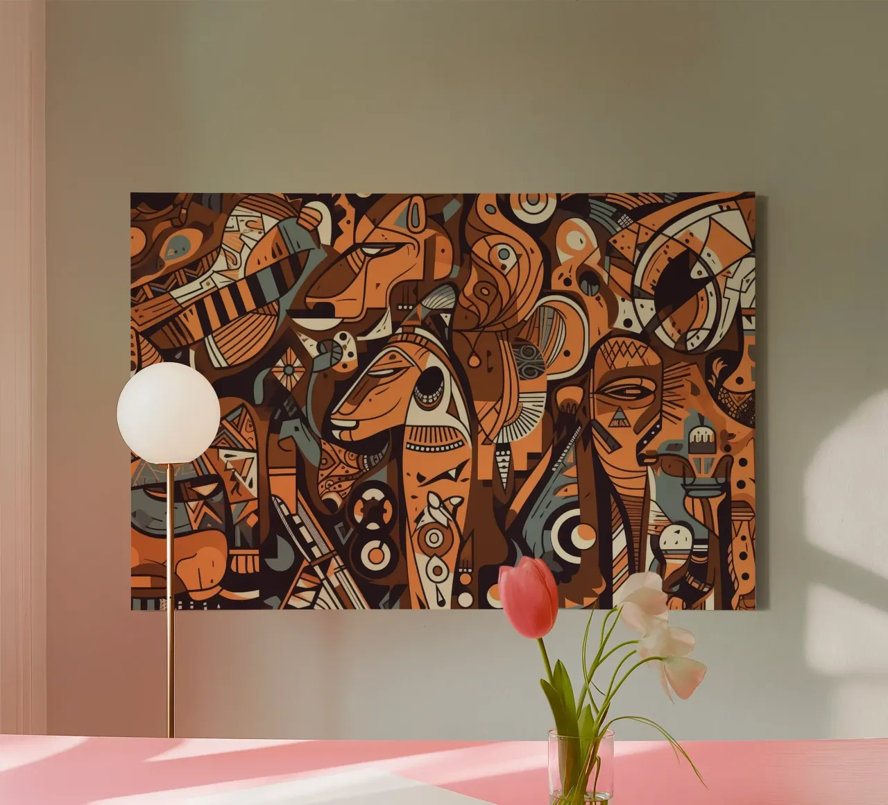 Wall-art by Imagine canvas with Floater frame by Imagine