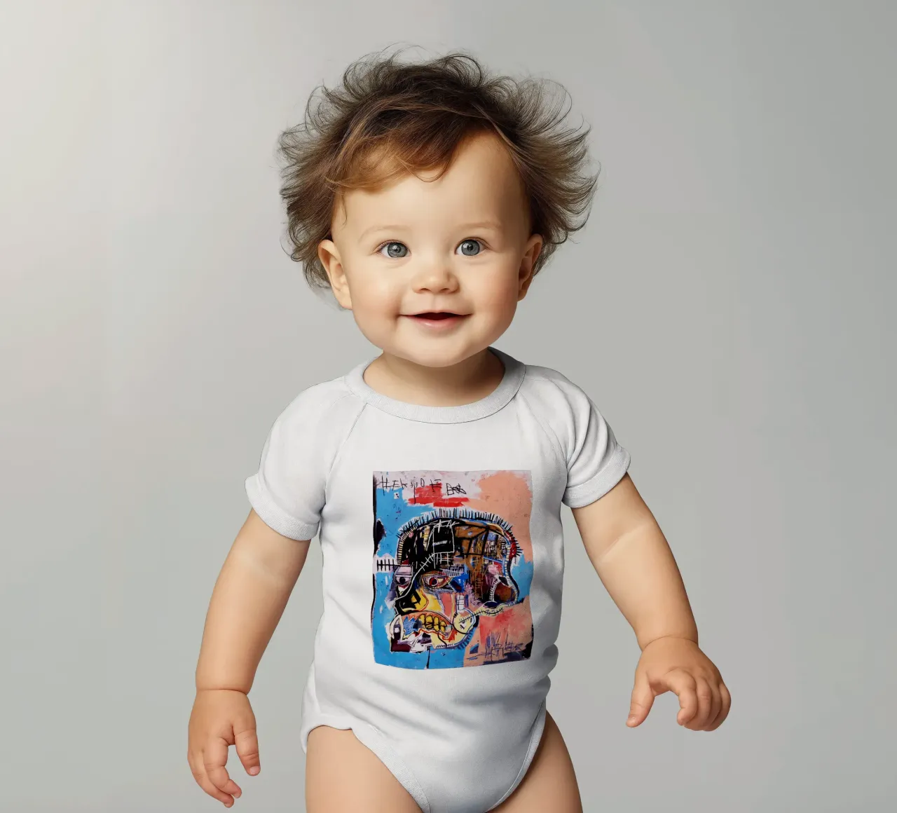 Unbetitelt-1987 Michel Kurzarm Babybody von Mr.George