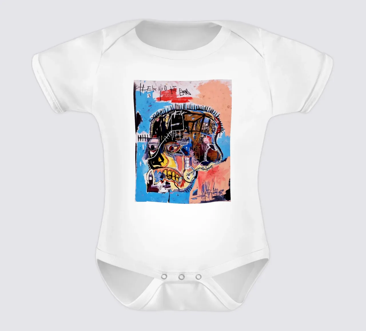 Unbetitelt-1987 Michel Kurzarm Babybody von Mr.George