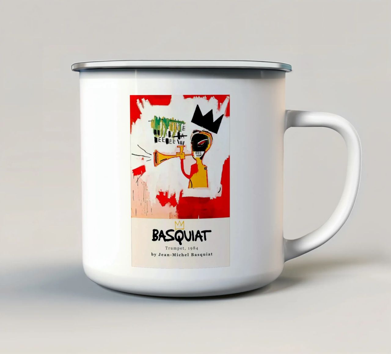 Tromba 1984 Michel tazza in smalto da Mr.George