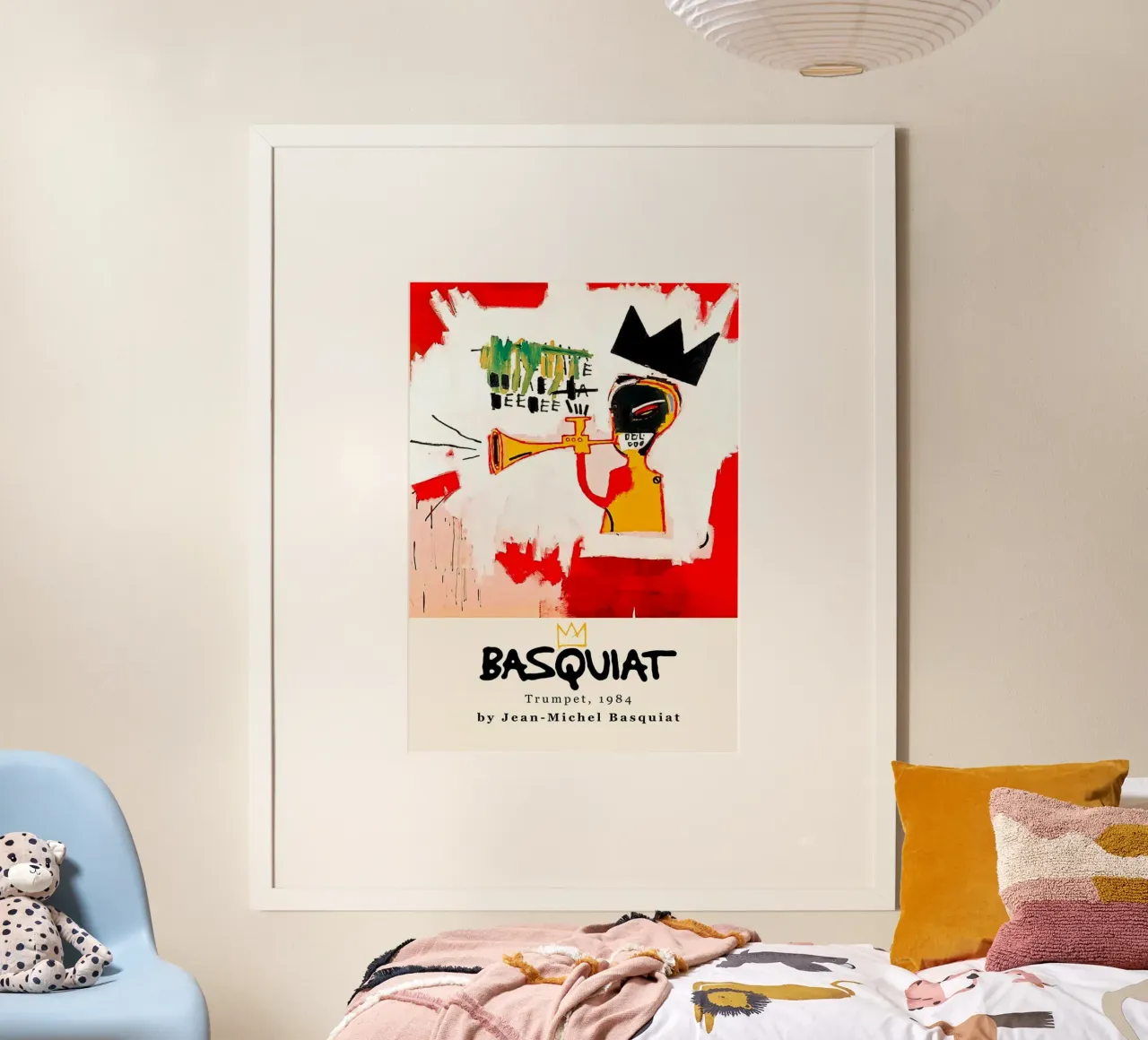 Tromba 1984 Michel poster con telaio in legno da Mr.George