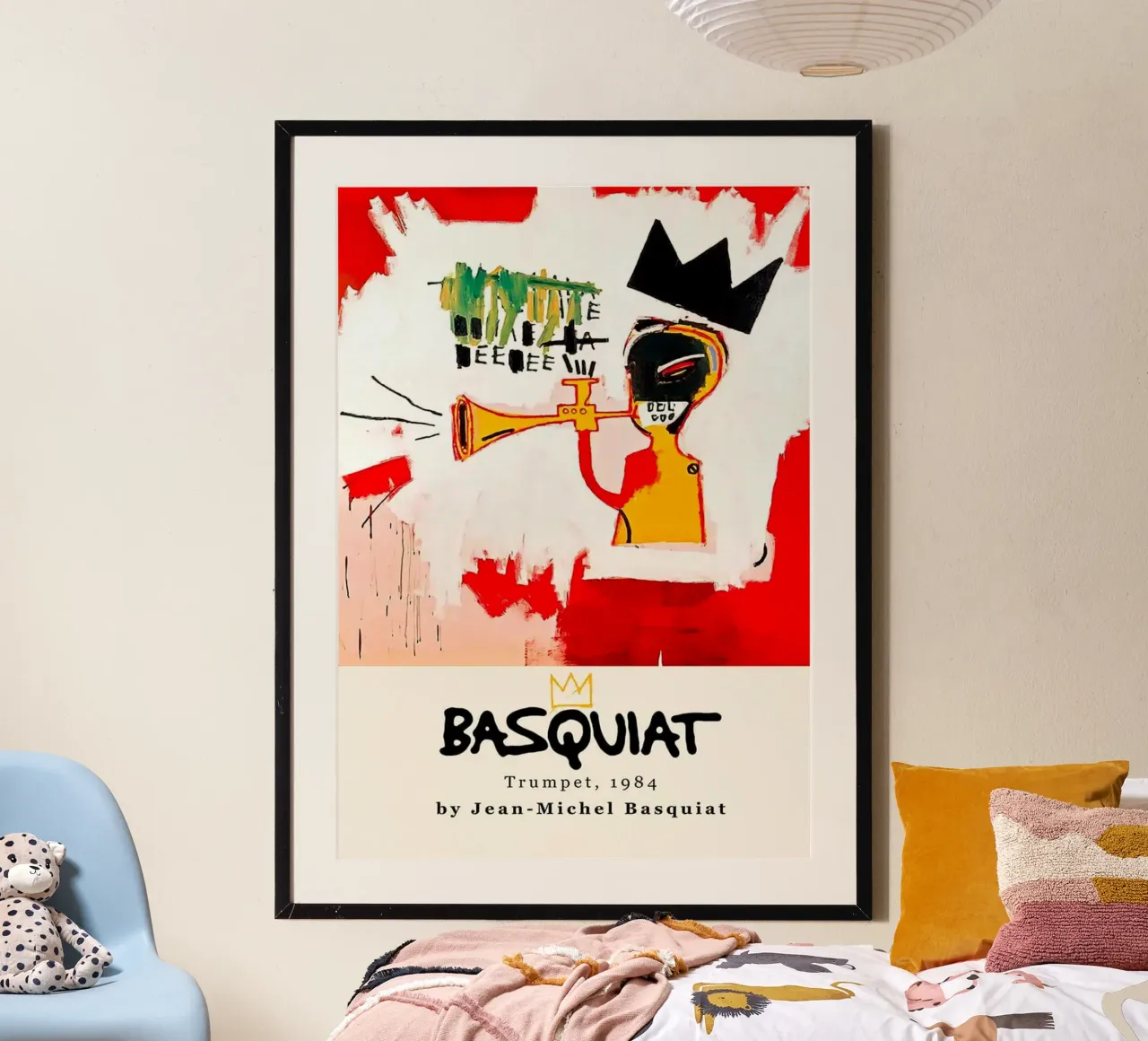 Tromba 1984 Michel poster con telaio in legno da Mr.George