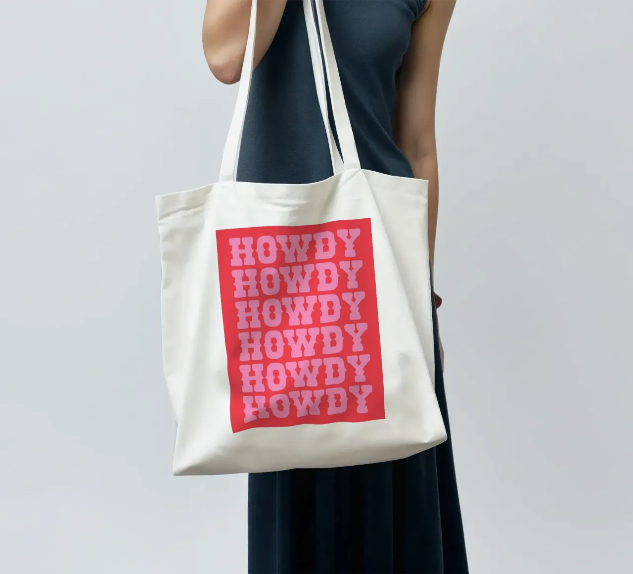Howdy 2 borsa in juta da Pure