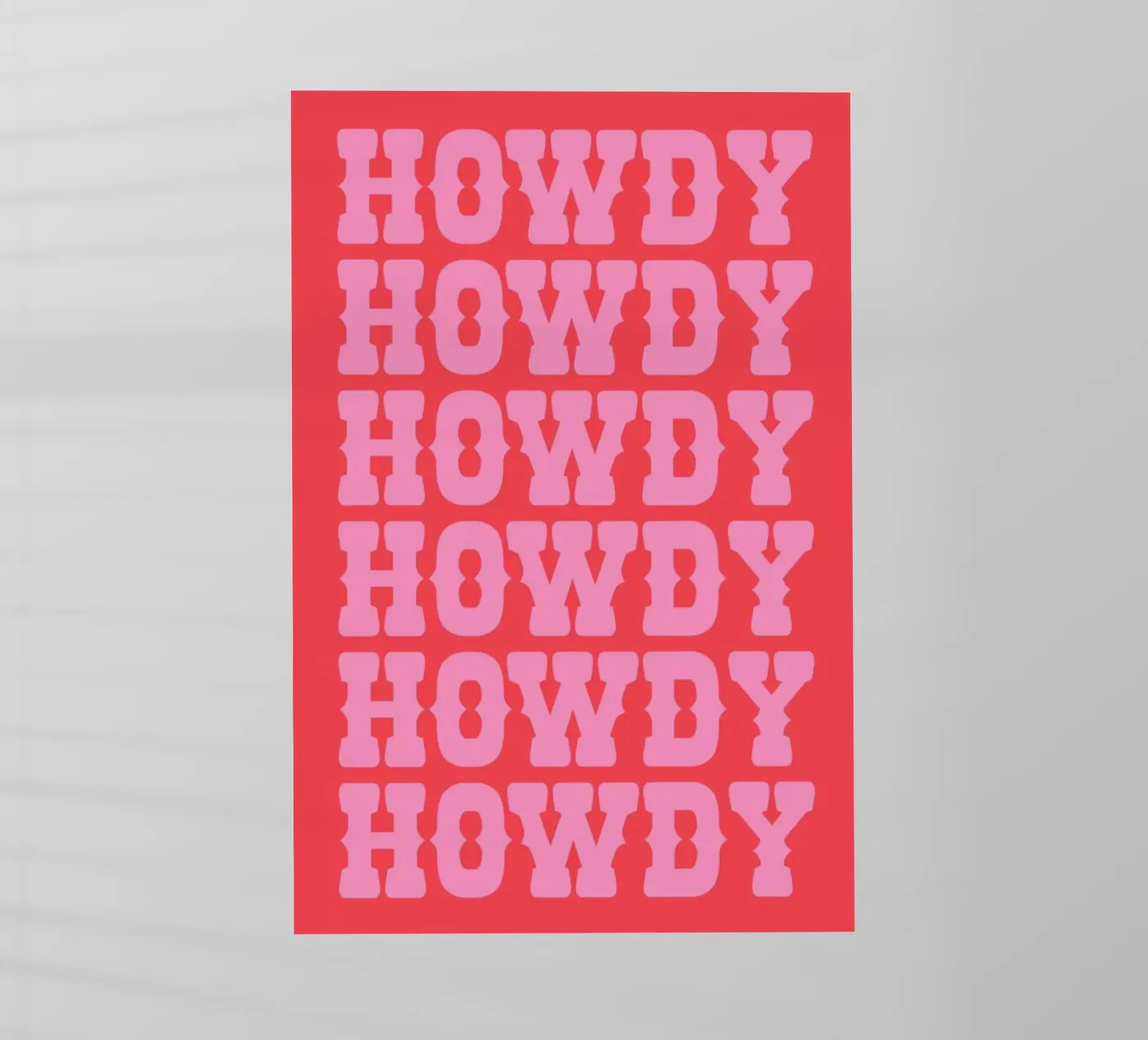 Howdy 2 pellicola backlit da Pure