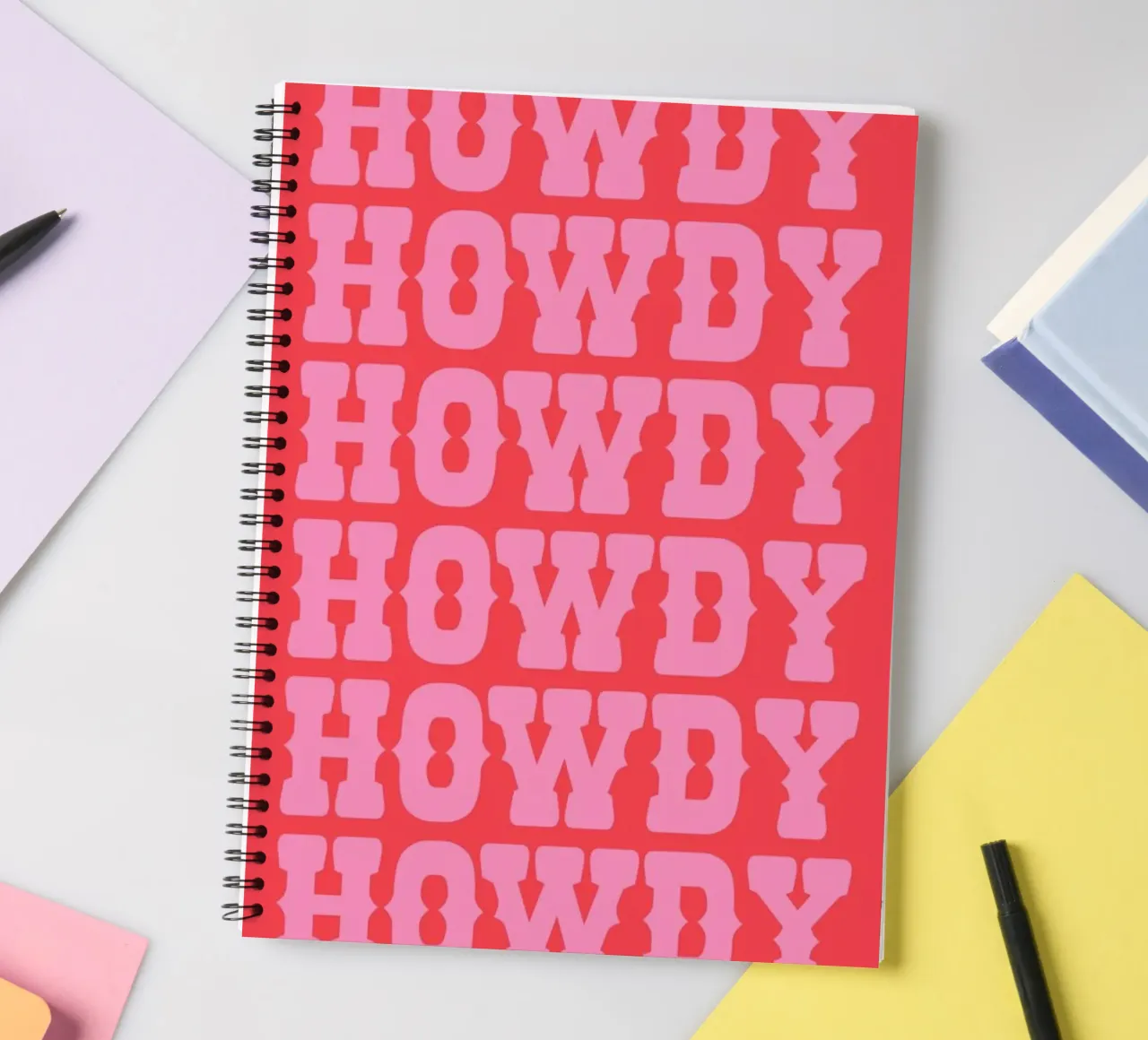 Howdy 2 spiral notebook by Pure