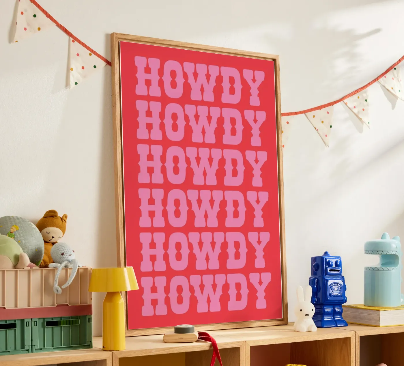 Howdy 2 acryl van Pure