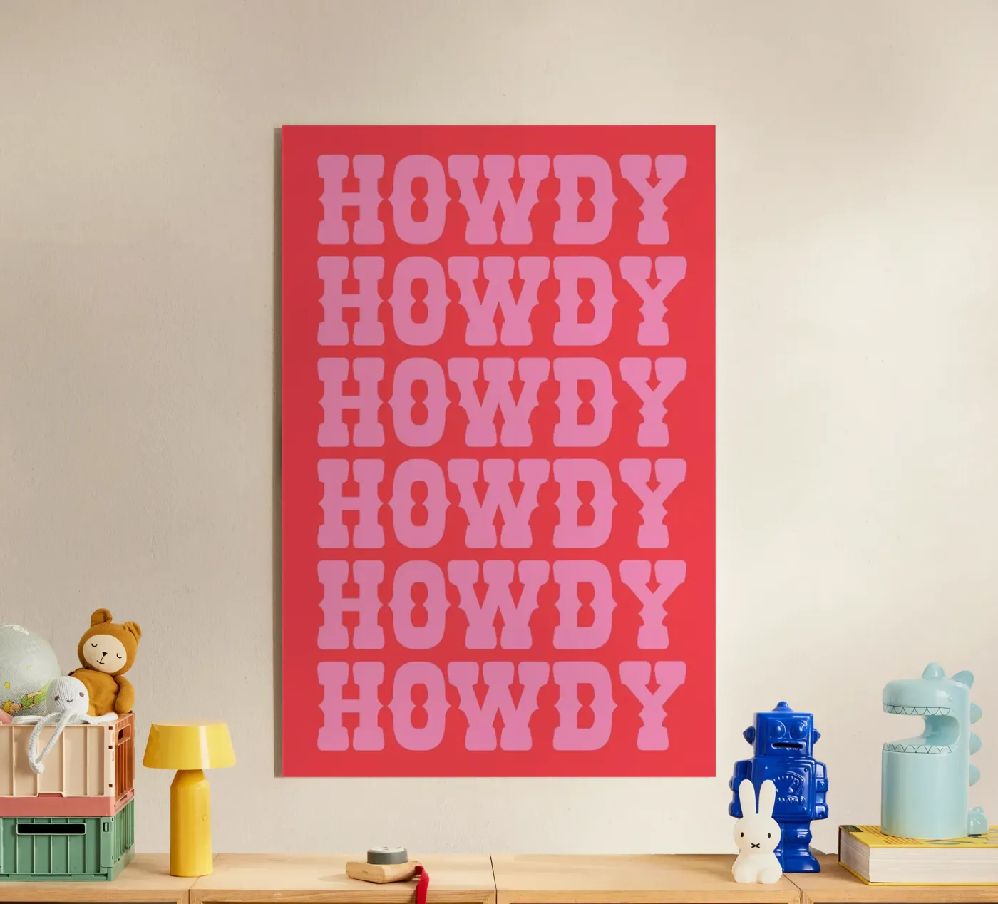 Howdy 2 acryl van Pure