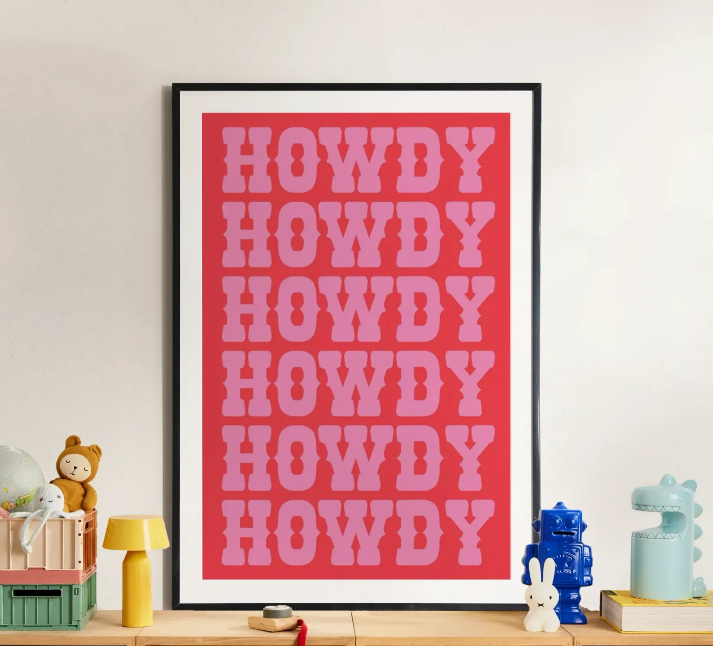 Howdy 2 poster van Pure