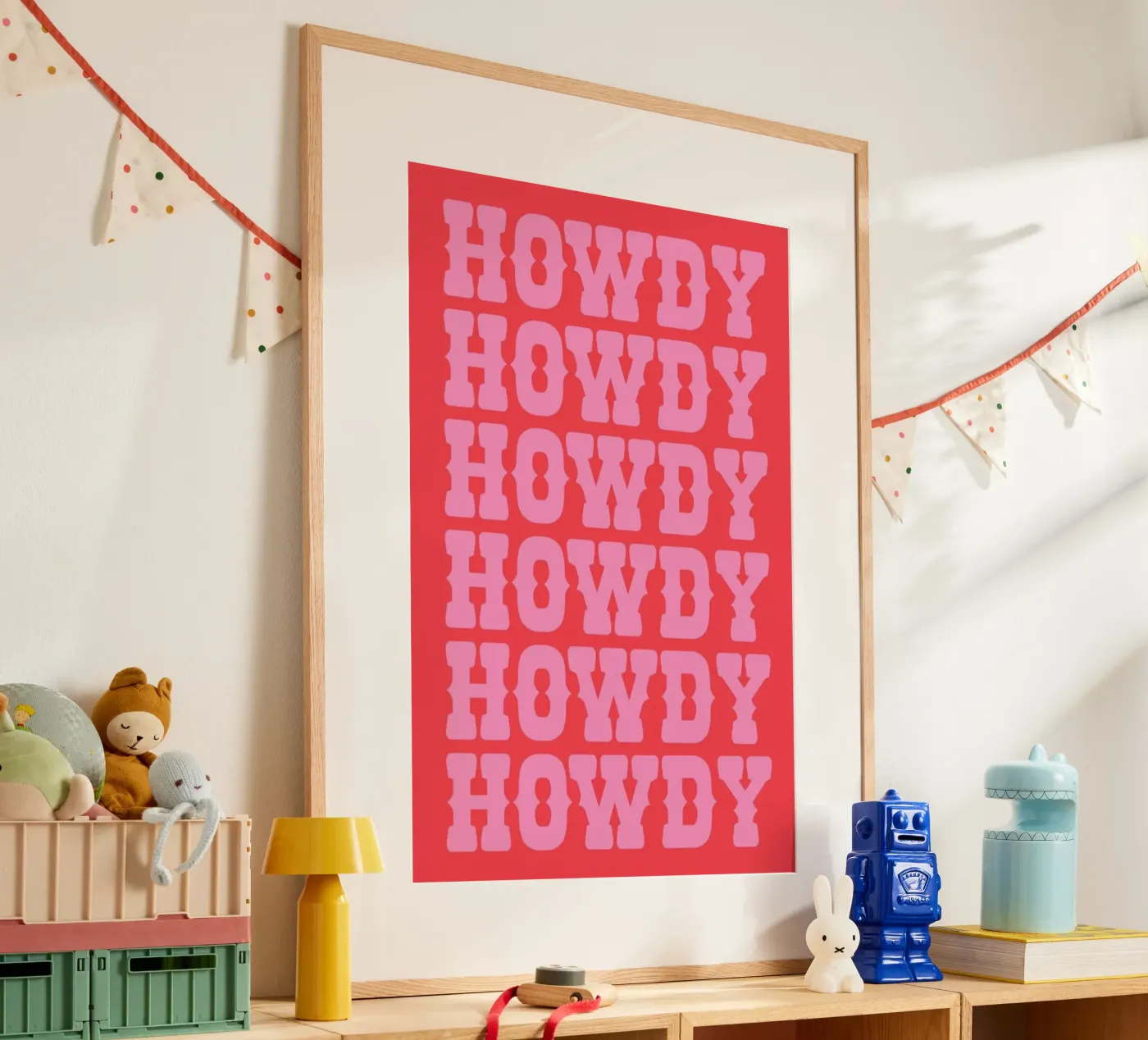 Howdy 2 poster van Pure