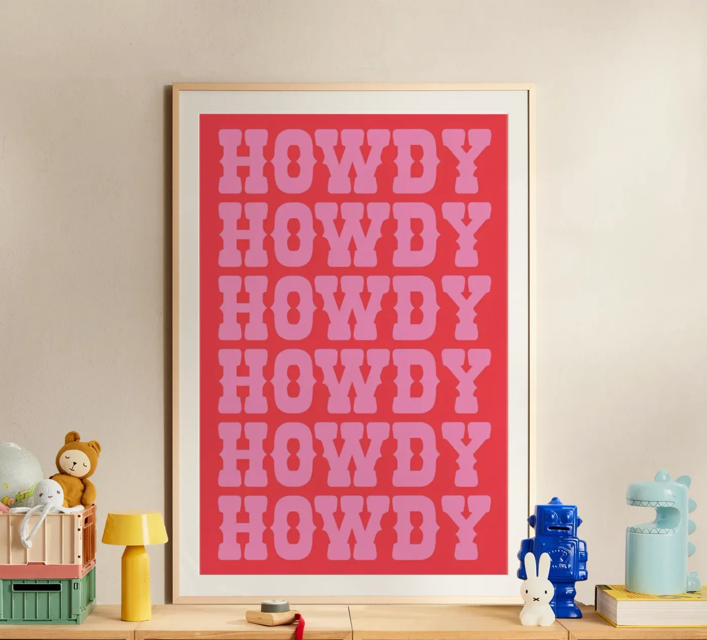 Howdy 2 poster van Pure