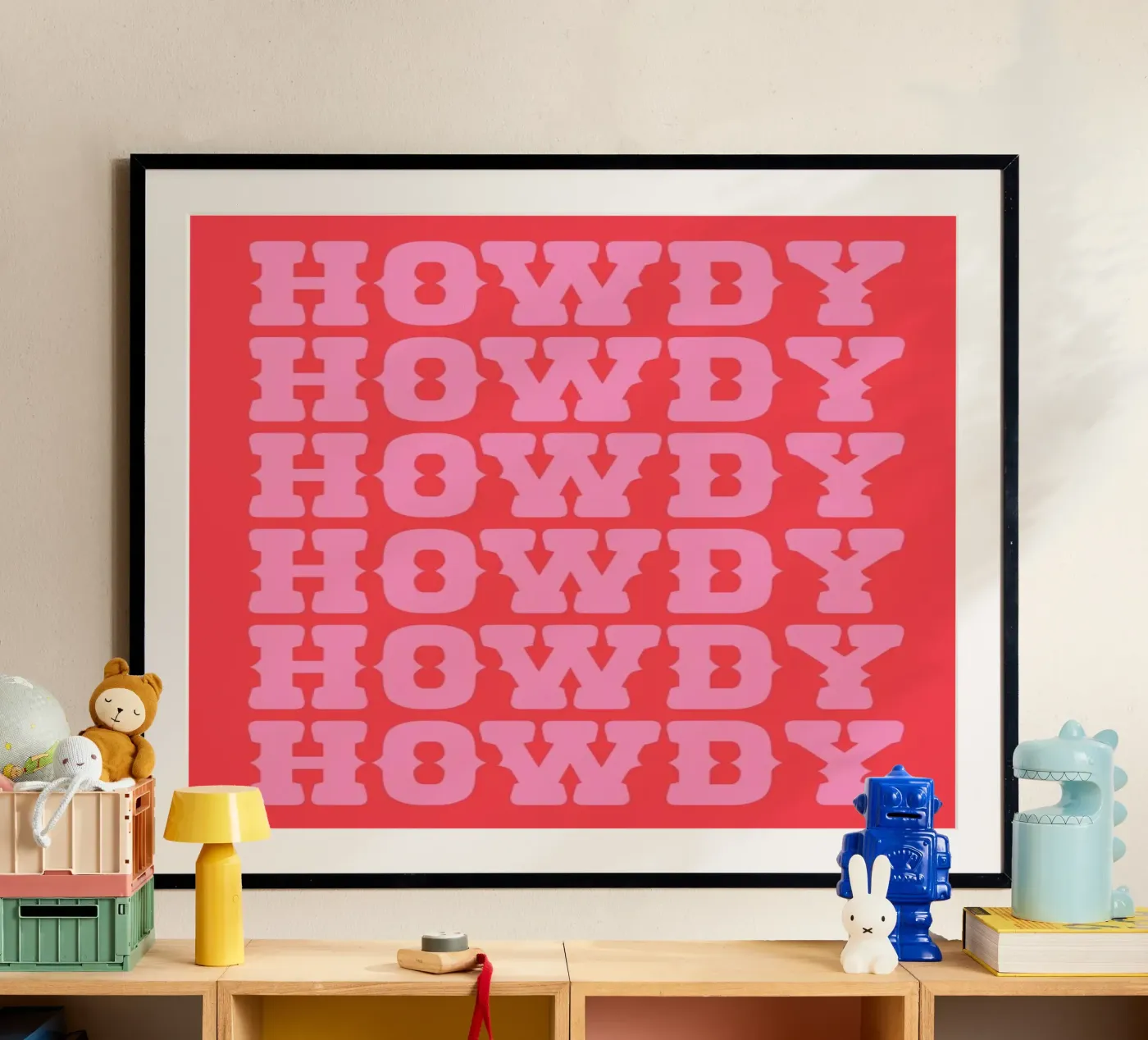 Howdy 2 poster van Pure