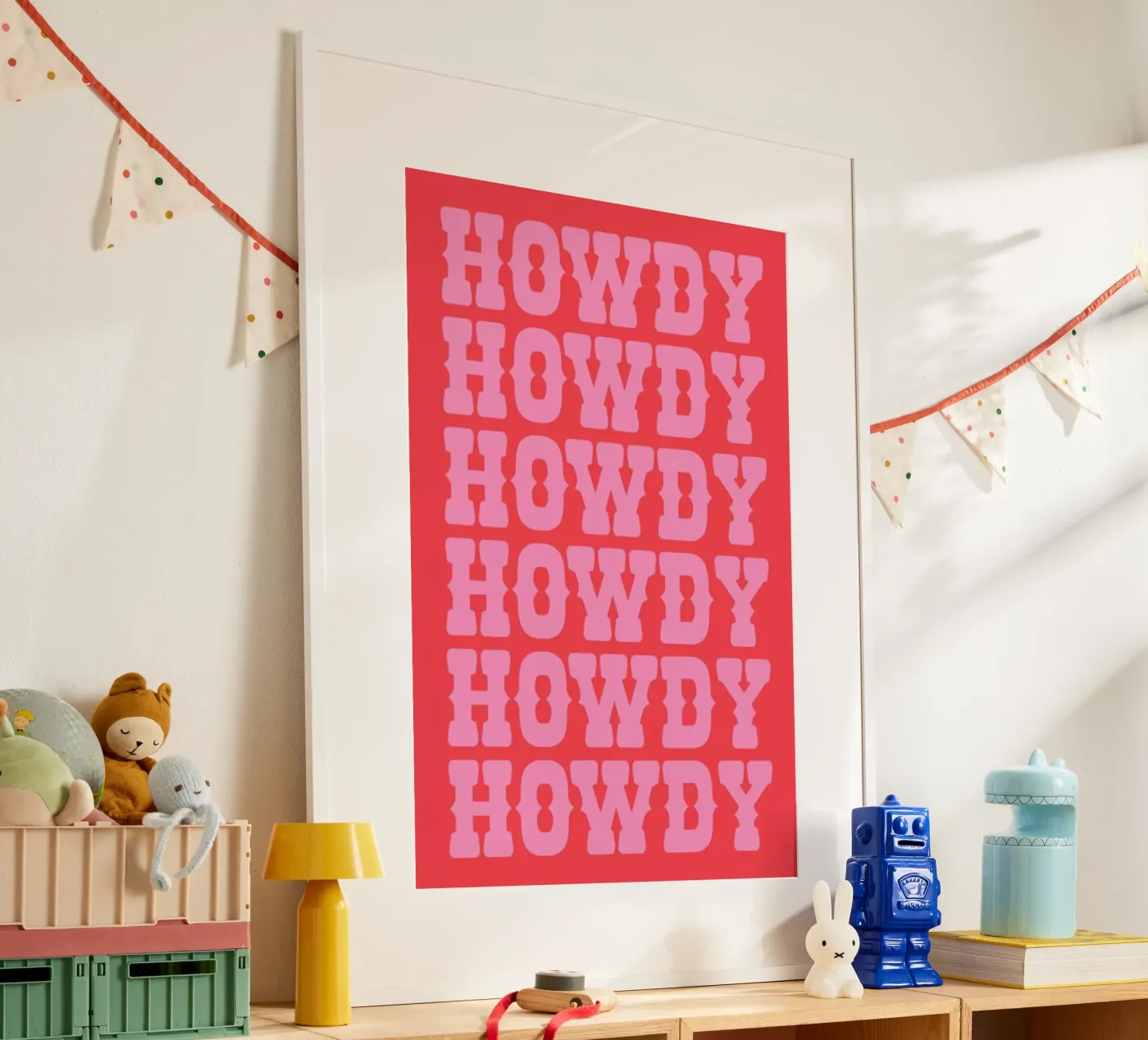 Howdy 2 poster van Pure