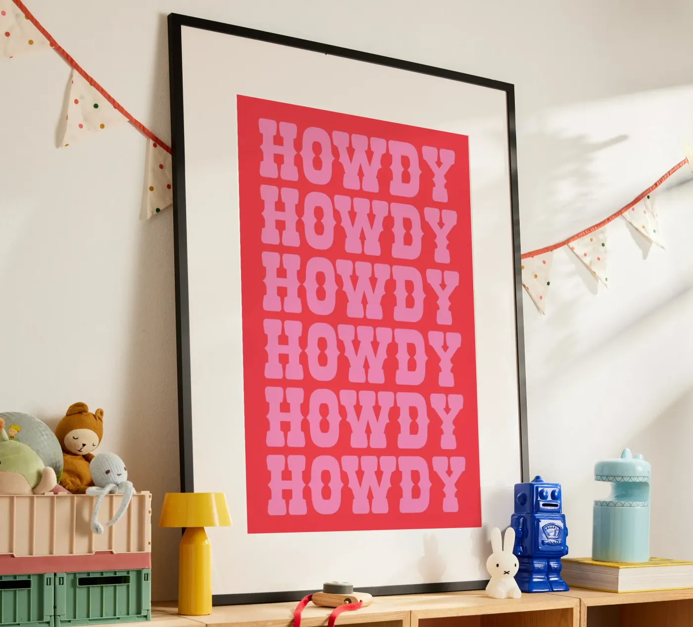 Howdy 2 poster van Pure