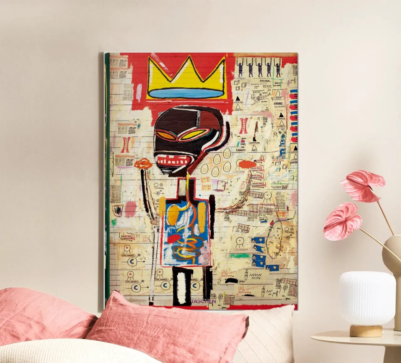 Abstrack Schilderij Michel canvas met Baklijst van Mr.George