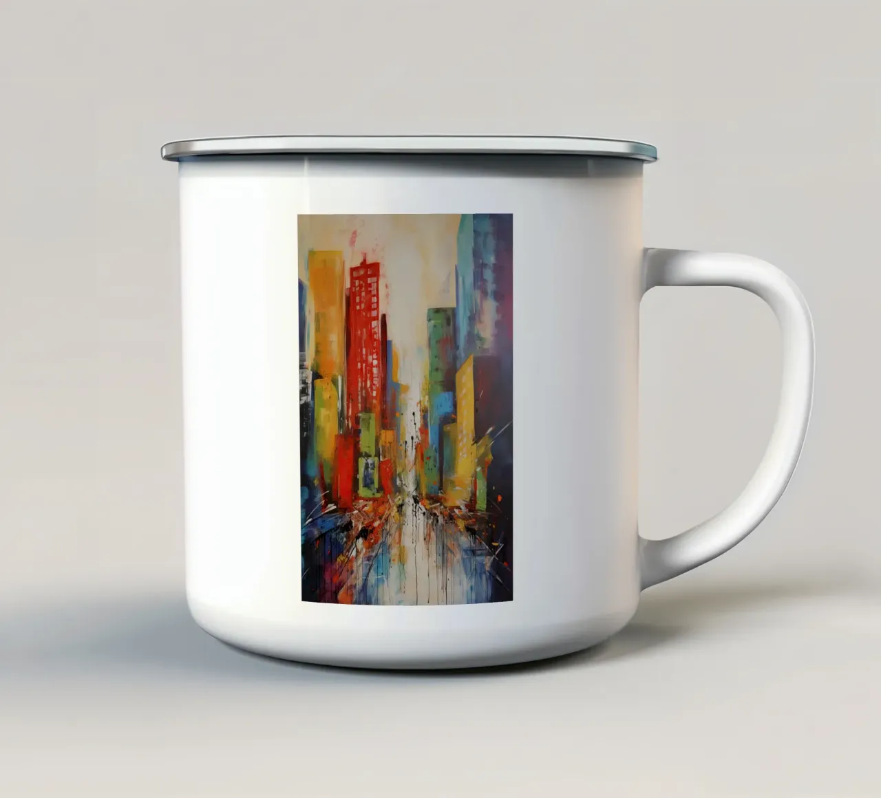 Arte da parete di Imagine tazza in smalto da Imagine