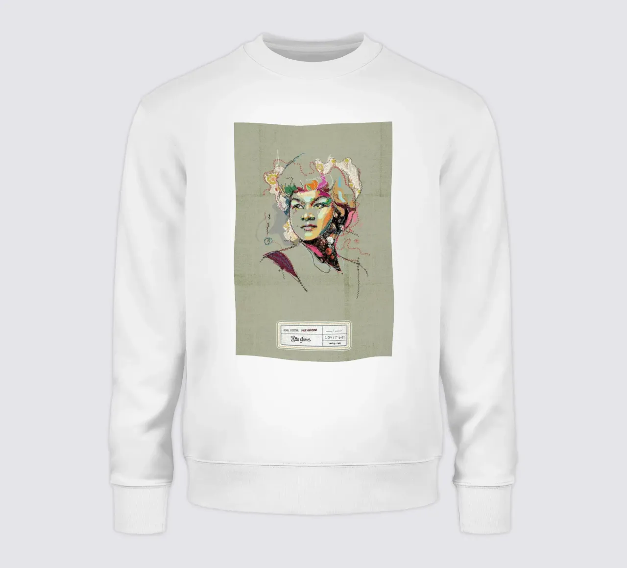 Etta Portrait felpa da Carlos Quitério