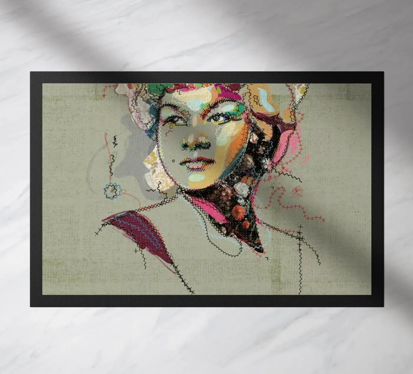 Etta Portrait deurmat van Carlos Quitério