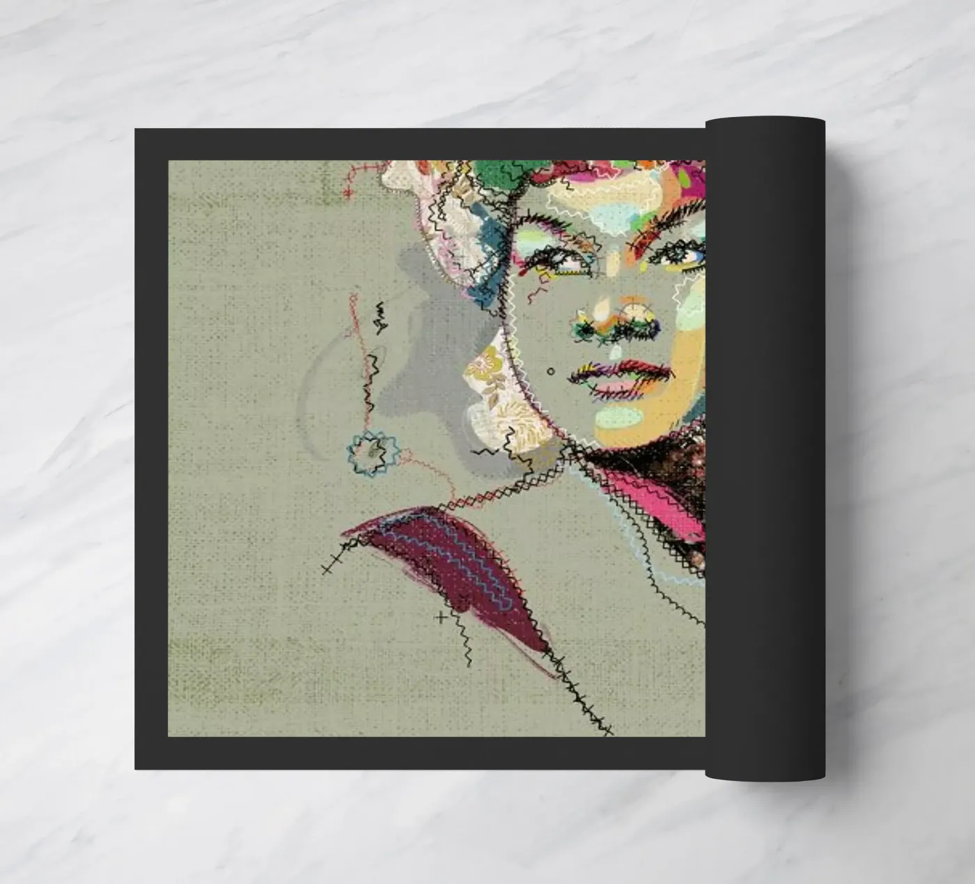 Etta Portrait deurmat van Carlos Quitério