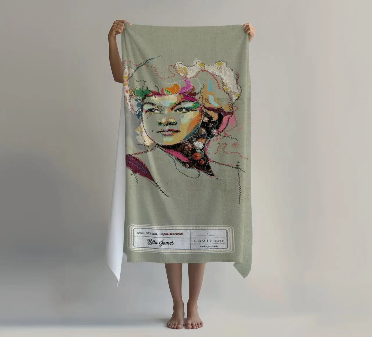 Etta Portrait telo mare da Carlos Quitério