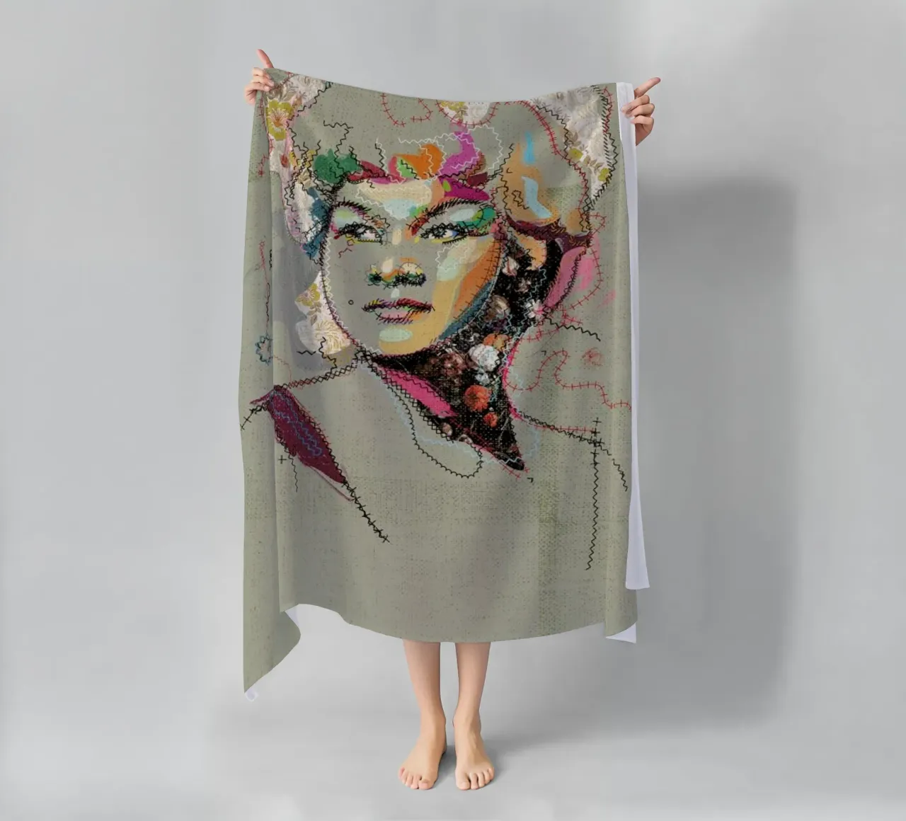 Etta Portrait telo mare da Carlos Quitério