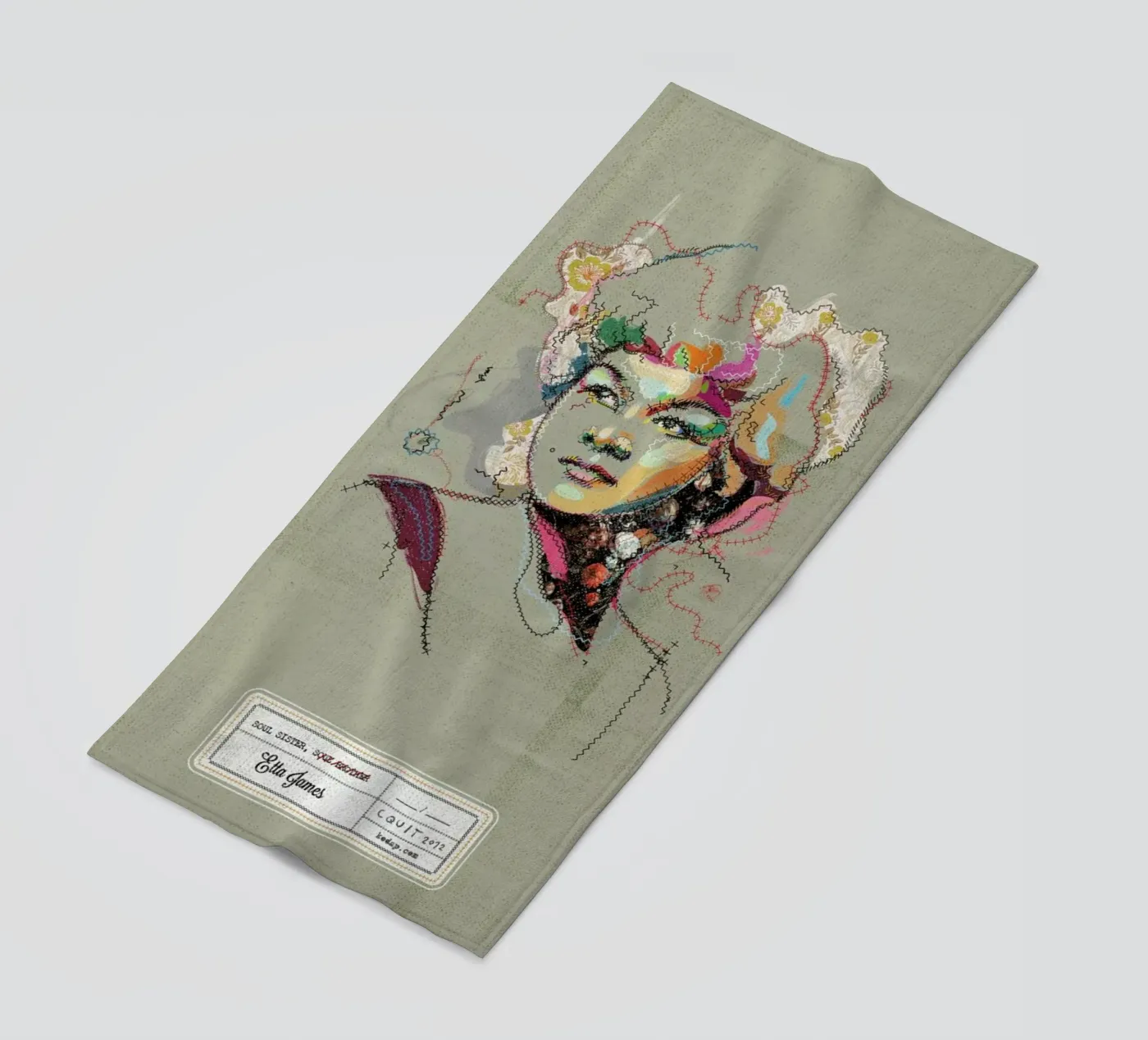 Etta Portrait telo mare da Carlos Quitério