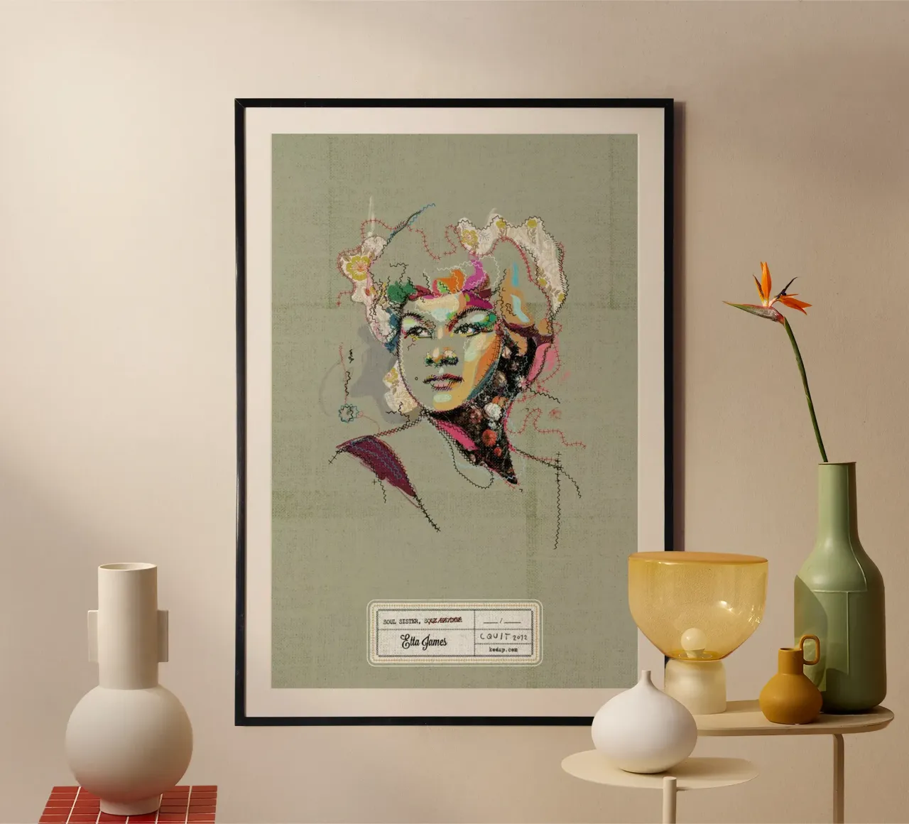 Etta Portrait poster da Carlos Quitério