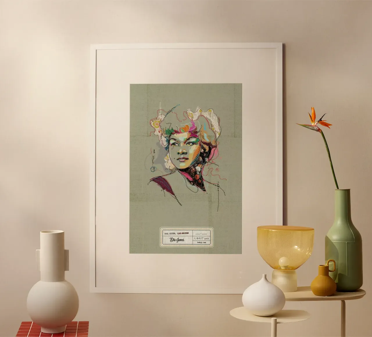 Etta Portrait poster da Carlos Quitério