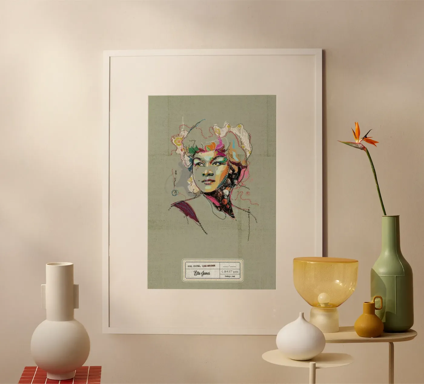 Etta Portrait poster da Carlos Quitério