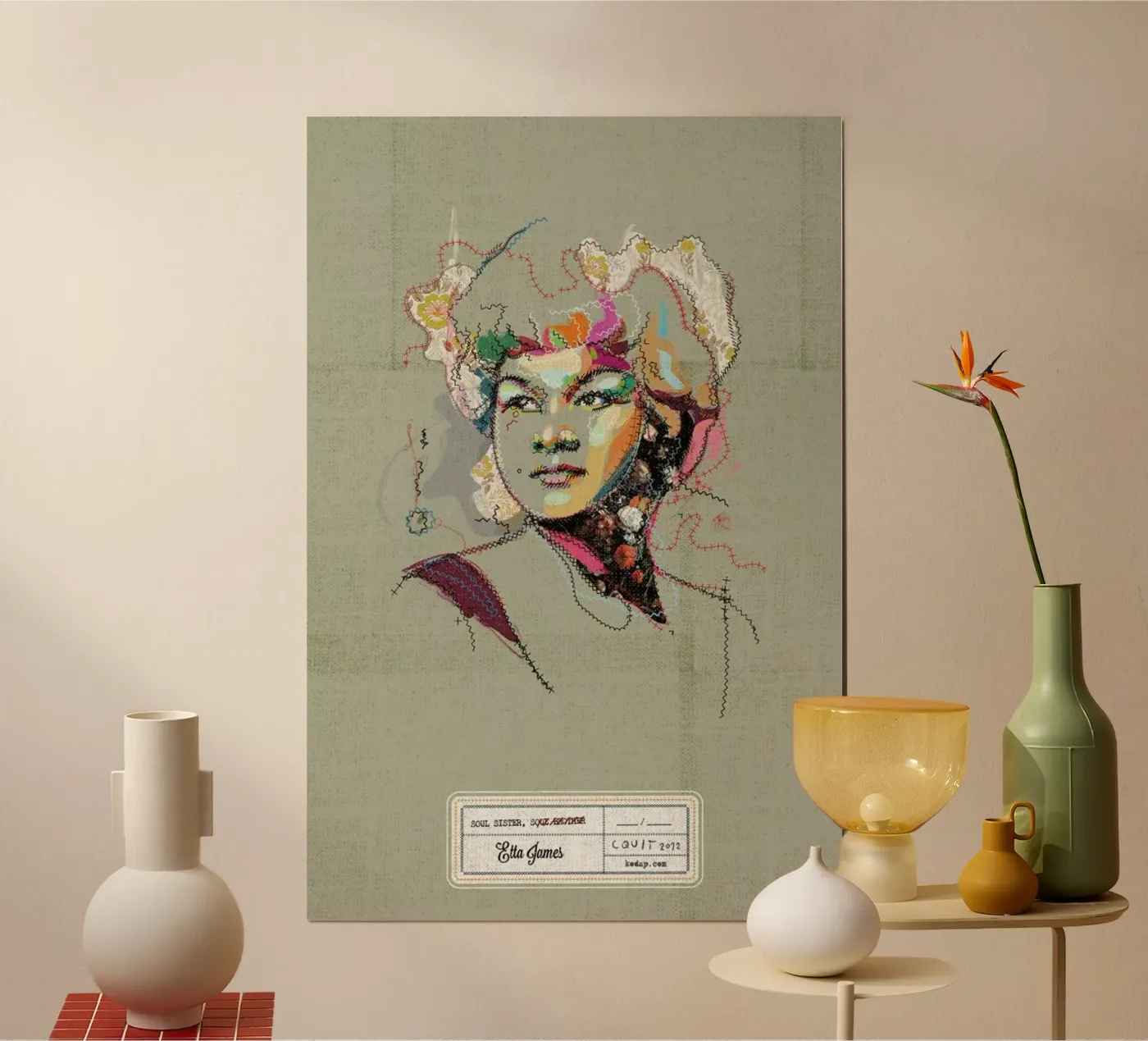 Etta Portrait poster da Carlos Quitério