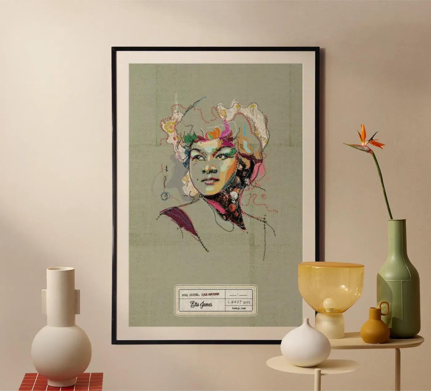 Etta Portrait poster da Carlos Quitério